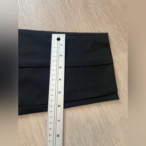 COS Wool Black Wide-leg Crop Trousers - Picture 13 of 13